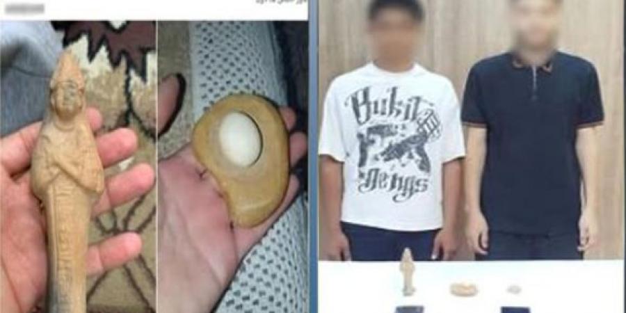 آثار أونلاين، سقوط طالب يدير صفحة لبيع القطع الأثرية بكرداسة