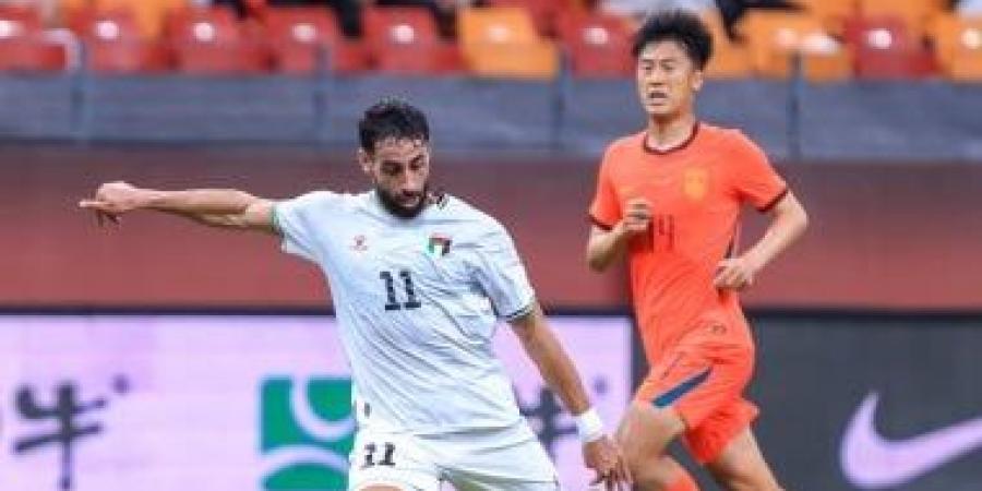 عدي الدباغ يحرز هدفين فى خماسية فلسطين أمام الصين ودياً