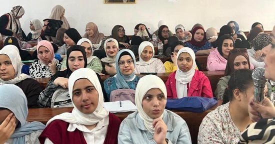 وحدة مناهضة العنف بجامعة الإسكندرية تنظم فعالية حول مخاطر الزيادة السكانية