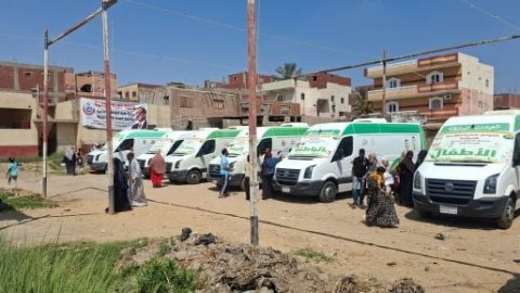 صحة القليوبية تنظم قافلة طبية مجانية بقرية أسنيت لخدمة أهالى كفر شكر