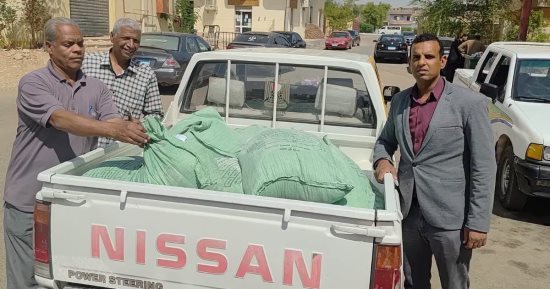 ضبط نصف طن دقيق بلدى مدعم مخصص للمخابز البلدية بالأقصر