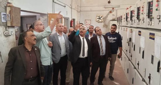 رئيس جنوب الدلتا لتوزيع الكهرباء يتفقد فرع بسيون ويوجه بتطوير الخدمات