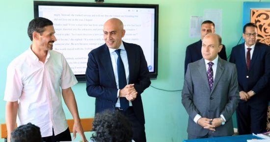 وزير التعليم ومحافظ الغربية يتفقدان عددا من المدارس لمتابعة انتظام الدراسة