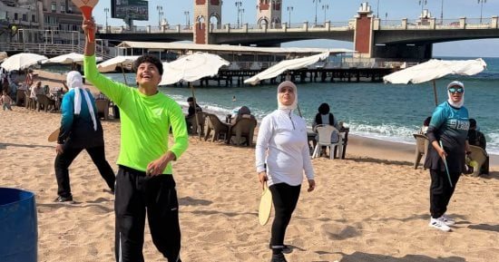فريق راكيت سيدات الإسكندرية ينظم مبادرة للتوعية بسرطان الثدي