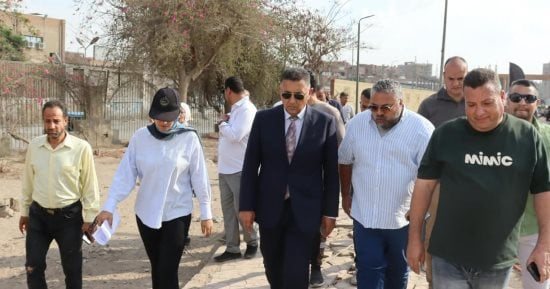 محافظ القليوبية يتابع آخر مستجدات تطوير حديقة المرجوشي بشبرا الخيمة
