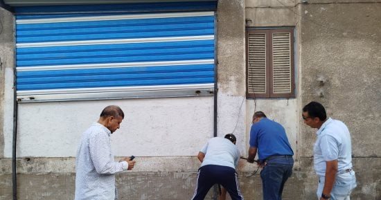 إحباط محاولة تحويل وحدة سكنية إلى نشاط تجاري بدون ترخيص في زهور بورسعيد