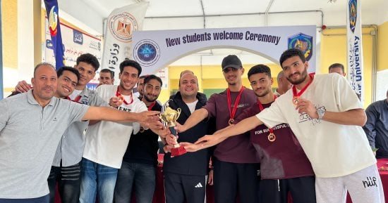جامعة دمنهور تنظم يوما رياضيا بقطاع النوبارية بمشاركة طلاب ذوى الهمم