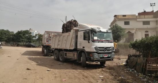 محافظ الدقهلية يتابع حملة النظافة بميت الكرماء ونقل 200 طن من مخلفات الهدم