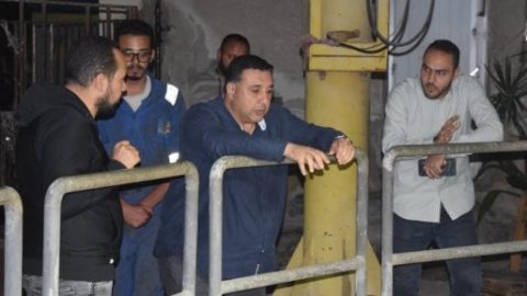 رئيس مياه القناة يتابع كفاءة التشغيل بمحطة صرف صحى مصطفى كامل بالإسماعيلية